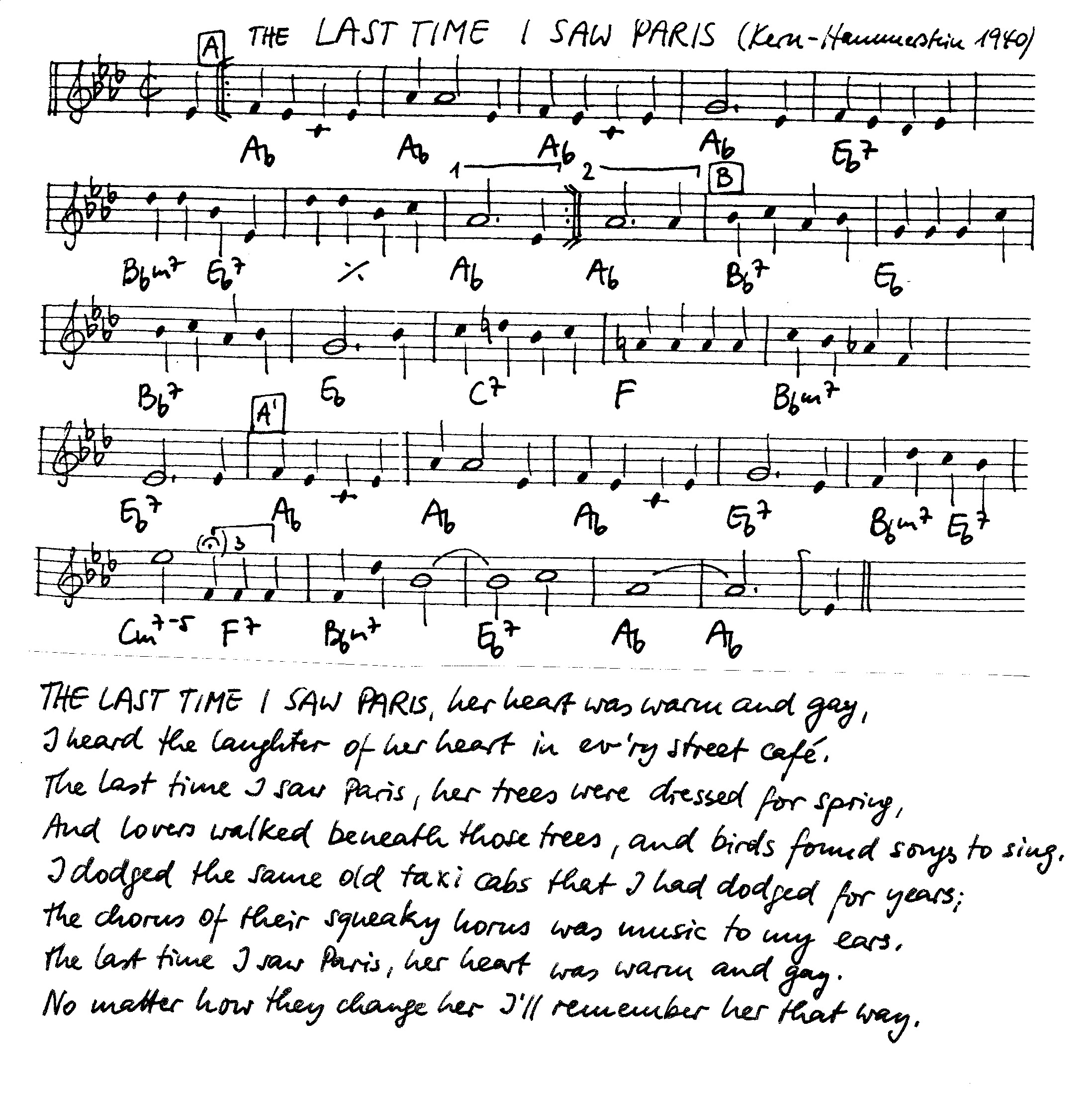 the last time i saw paris leadsheet – book us for your next 20s or gatsby event